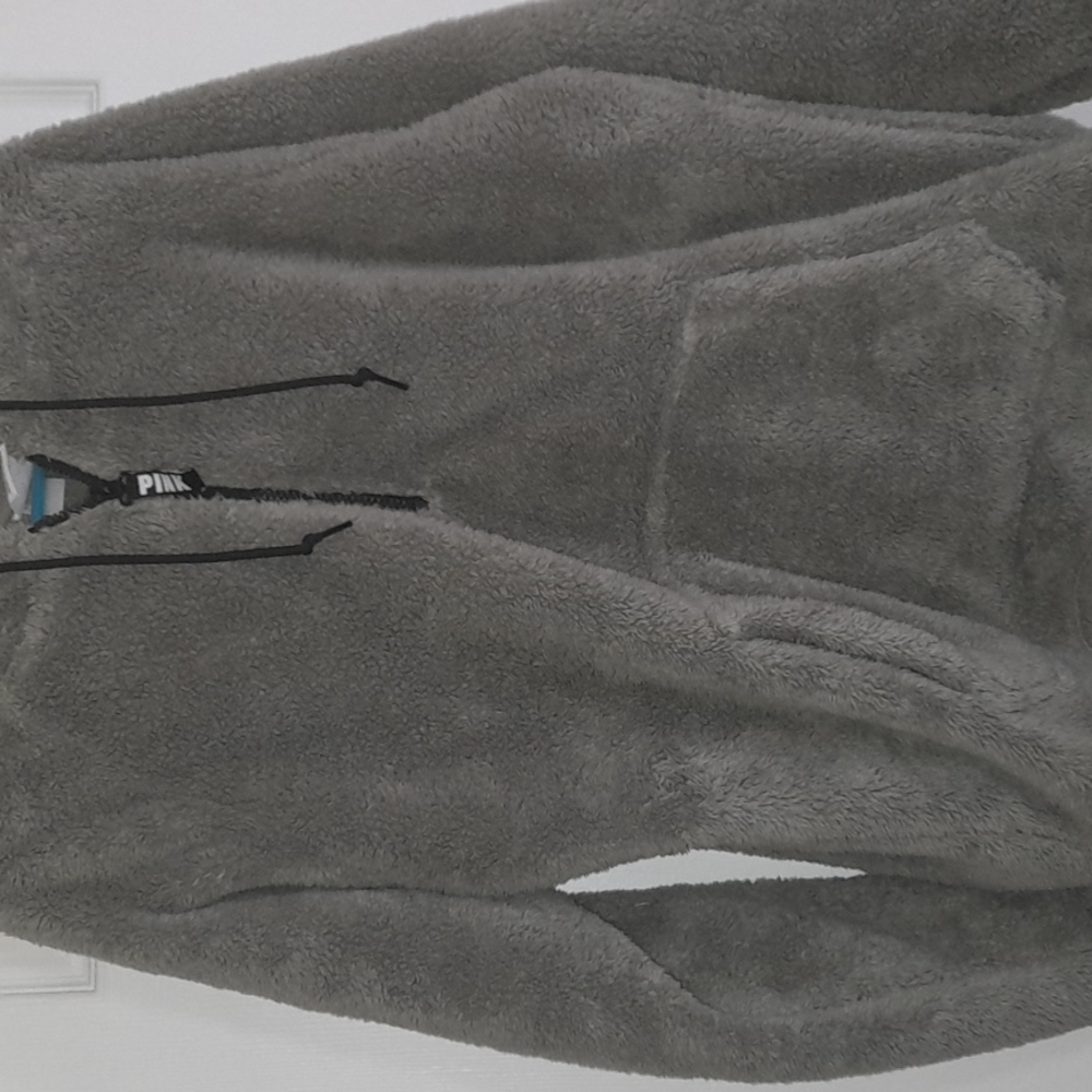 Nwot! Pink sherpa hoodie